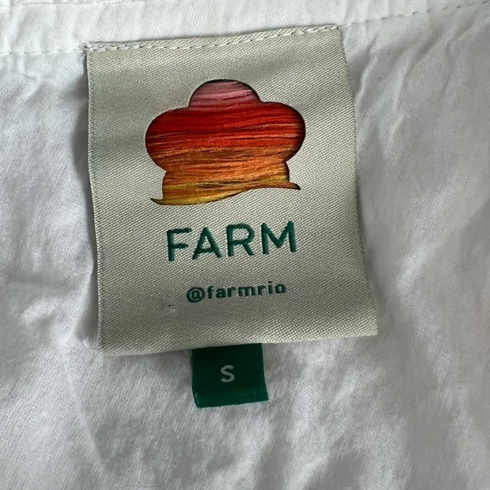 FARM Rio White One-Shoulder Mini Dress - Picture 7 of 10